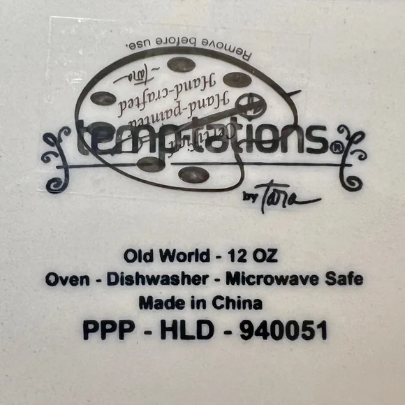 Temptations "Old World" Ceramic Loaf Baking Dish & Plastic Lid - Picture 5 of 6